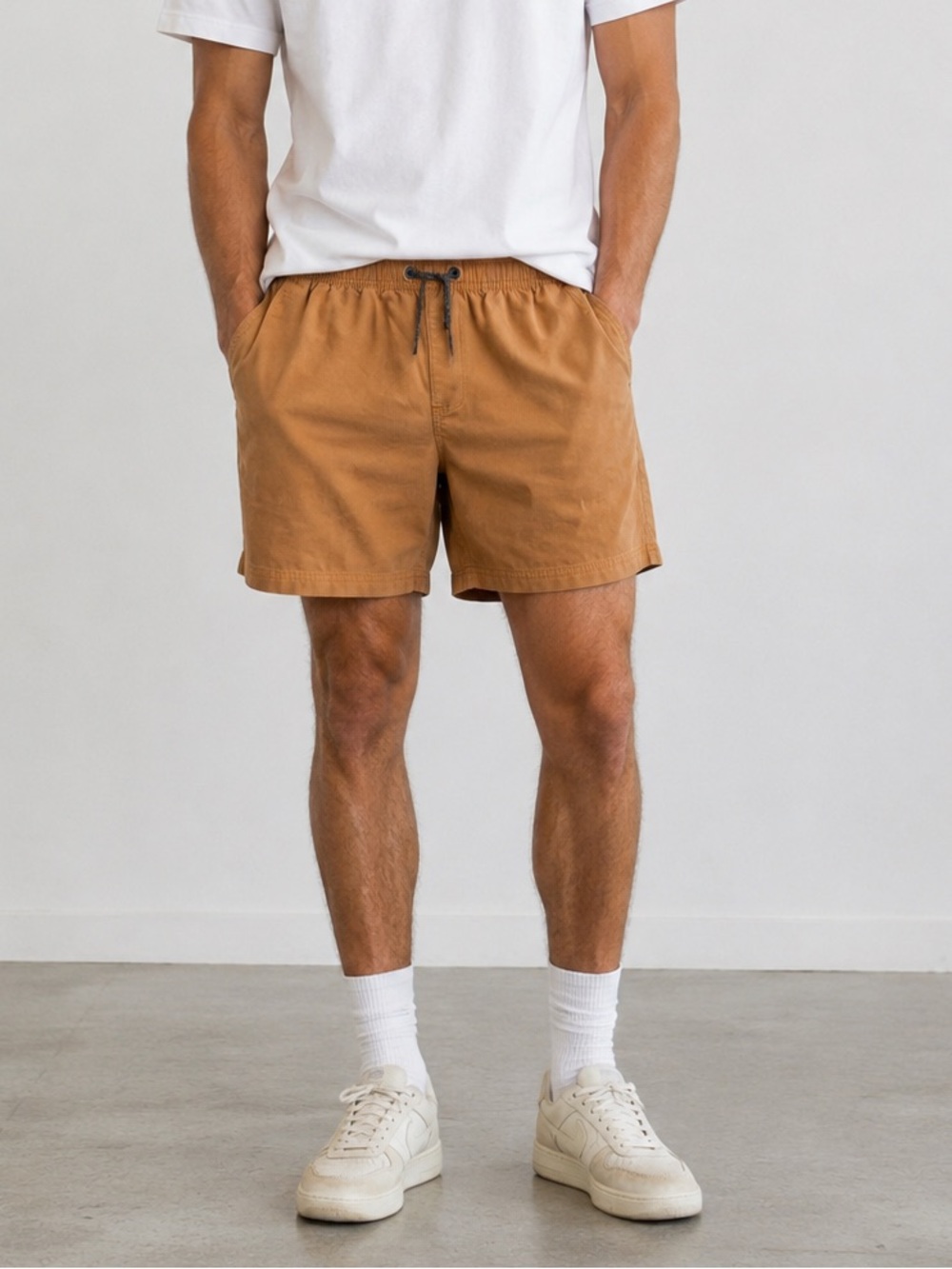 MAAMGIC Men's Shorts Pull-On Relaxed Fit Casual Stretch Shorts Small 0699
